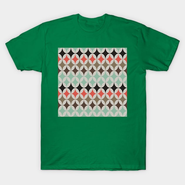 Geometric Hip Pattern T-Shirt by Patternos